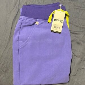 Figs high waisted Zamora petite yoga scrub pants SP